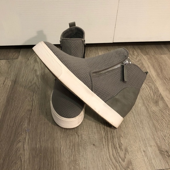 Steve Madden Shoes - Steve Madden Gray Wedge Sneakers